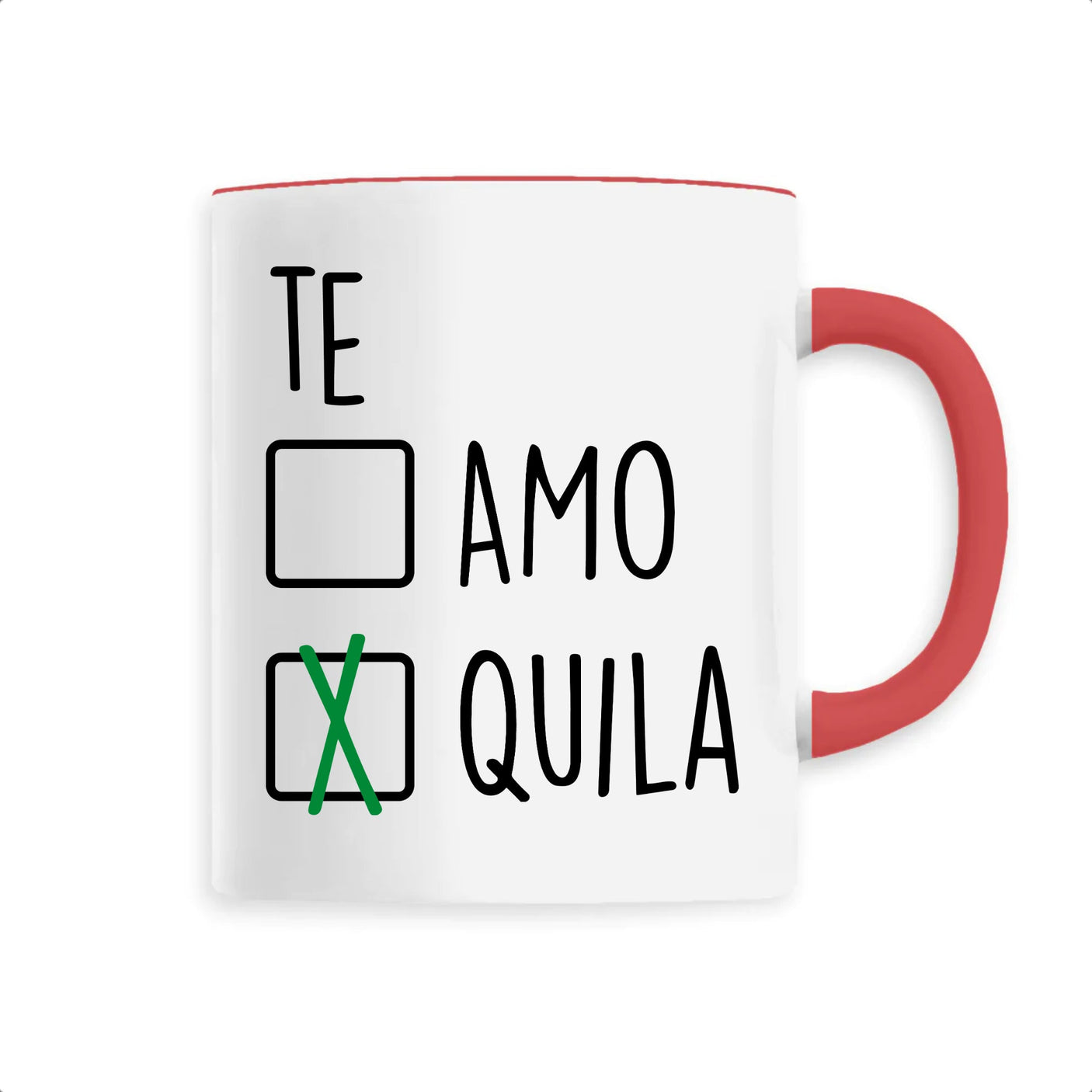 Mug Te amo tequila 