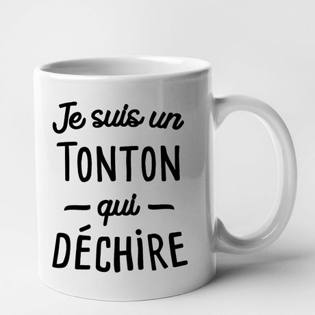 Mug Tonton qui déchire Blanc