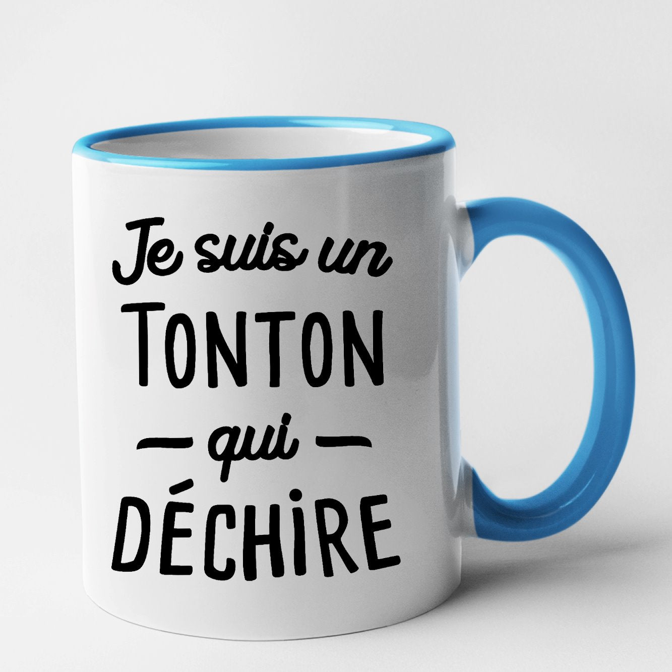 Mug Tonton qui déchire Bleu