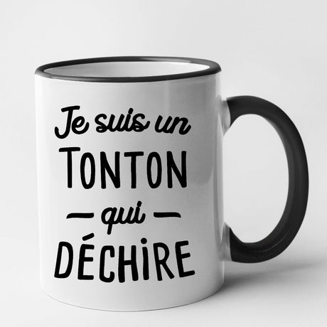 Mug Tonton qui déchire Noir