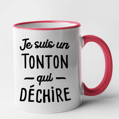 Mug Tonton qui déchire Rouge