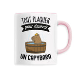 Mug Tout plaquer pour devenir un capybara 