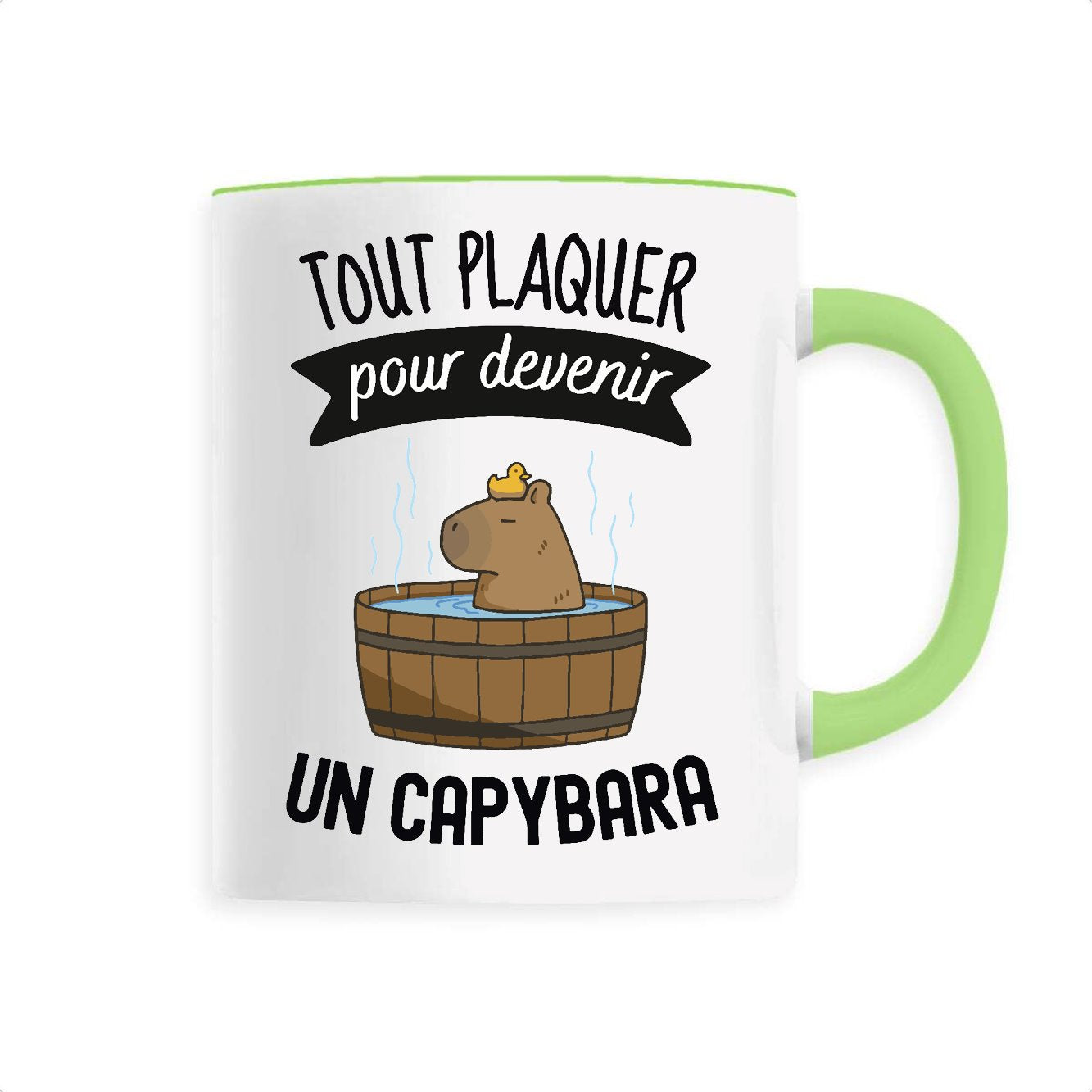 Mug Tout plaquer pour devenir un capybara 