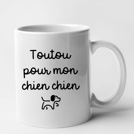 Mug Toutou pour mon chien chien Blanc