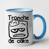 Mug Tronche de cake Bleu