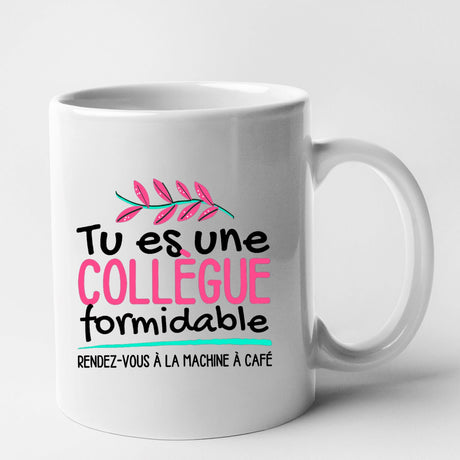 Mug Tu es une collègue formidable Blanc