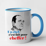 Mug Un chef c'est fait pour cheffer Bleu