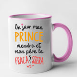 Mug Un jour mon prince viendra Rose