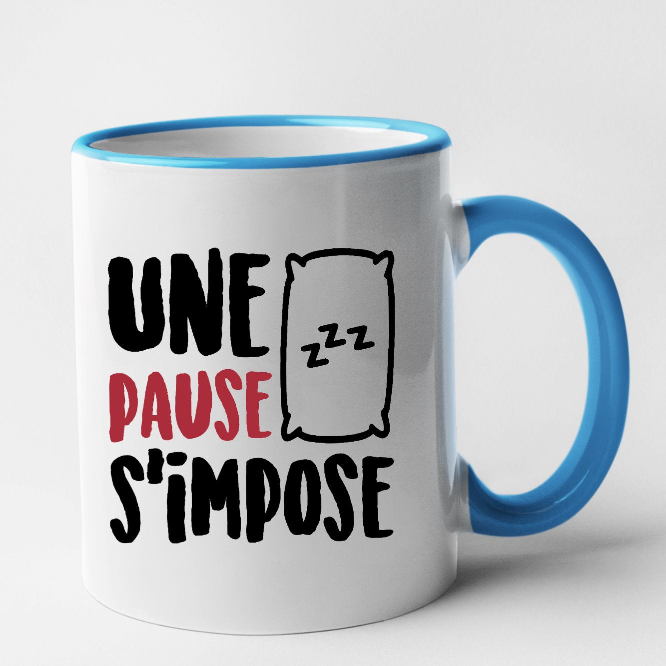 Mug Une pause s'impose Bleu