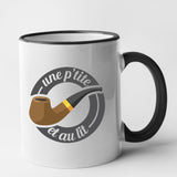 Mug Une petite pipe et au lit Noir