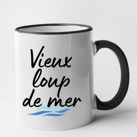 Mug Vieux loup de mer Noir