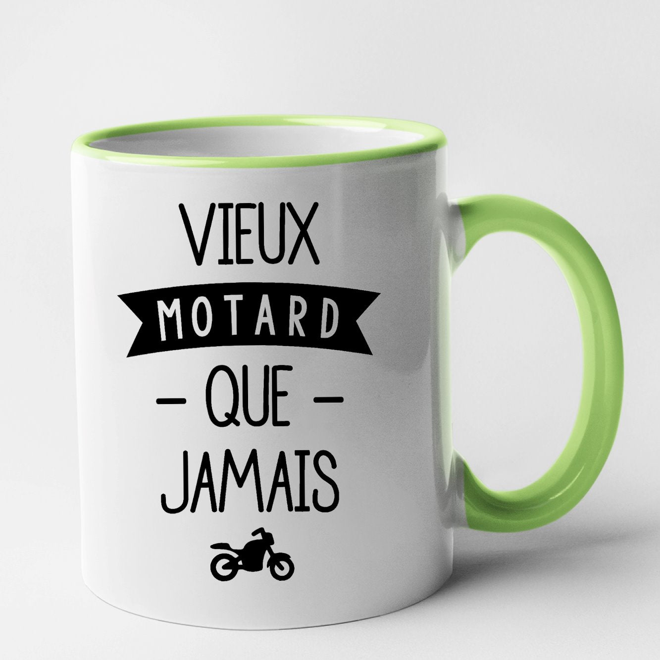 Mug Vieux motard que jamais Vert