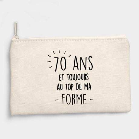 Pochette Anniversaire 70 ans Beige