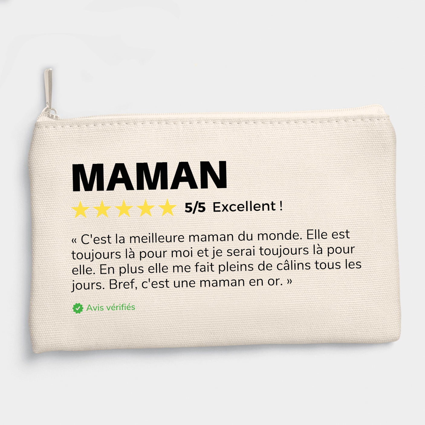 Pochette Avis client Maman Beige