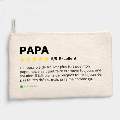 Pochette Avis client Papa Beige