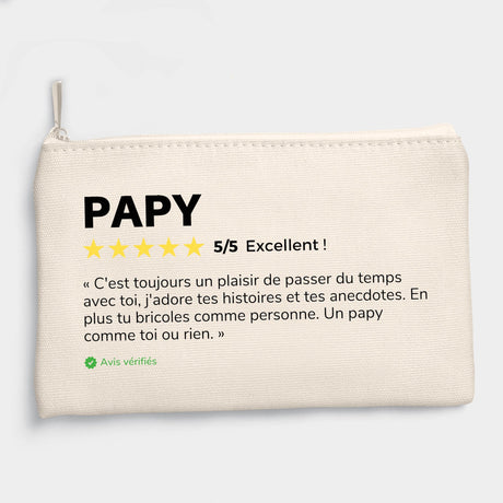 Pochette Avis client Papy Beige