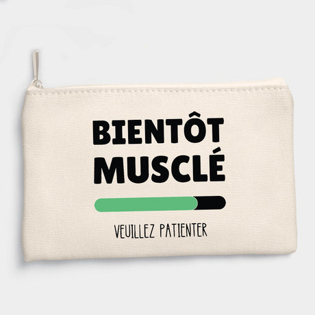 Pochette Bientôt musclé Beige