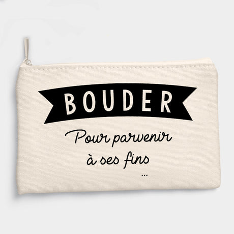 Pochette Bouder pour parvenir à ses fins Beige