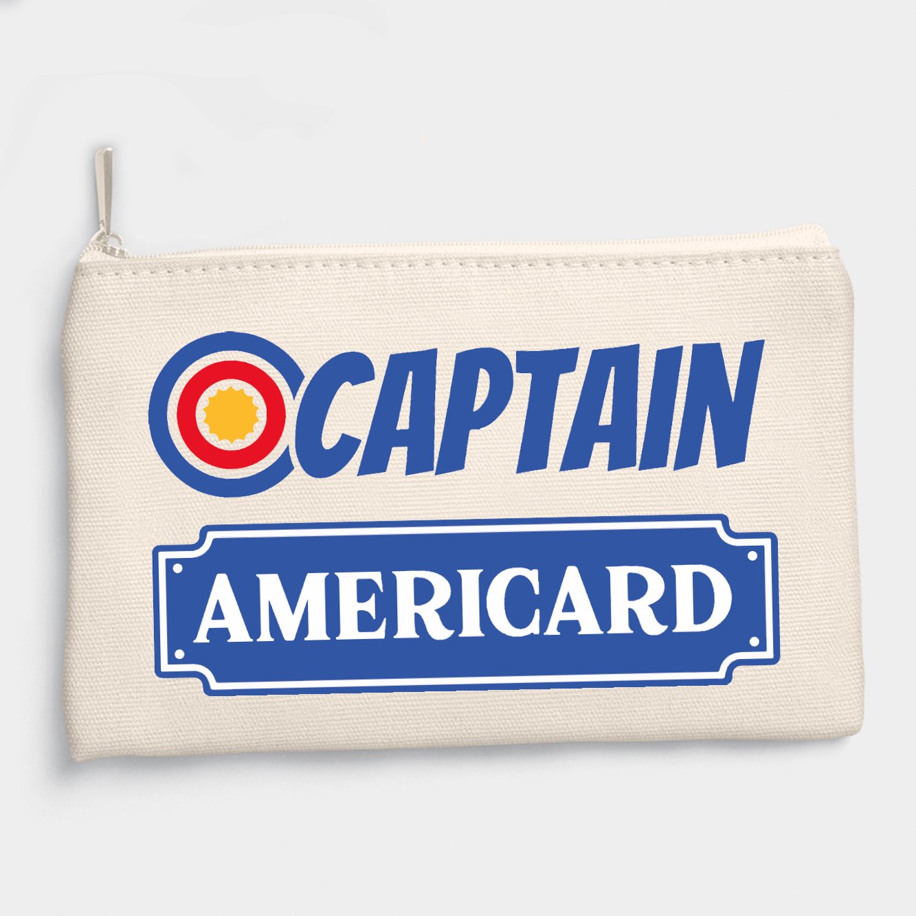 Pochette Captain Americard Beige