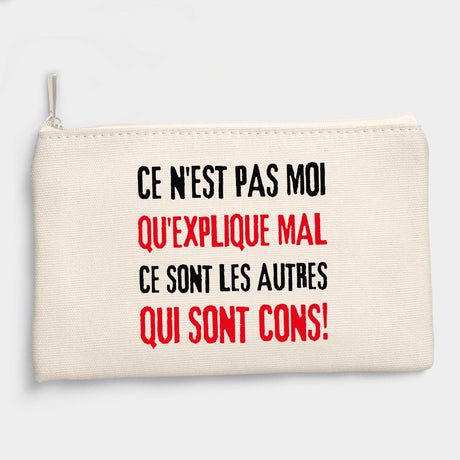 Pochette Ce n'est pas moi qui explique mal Beige