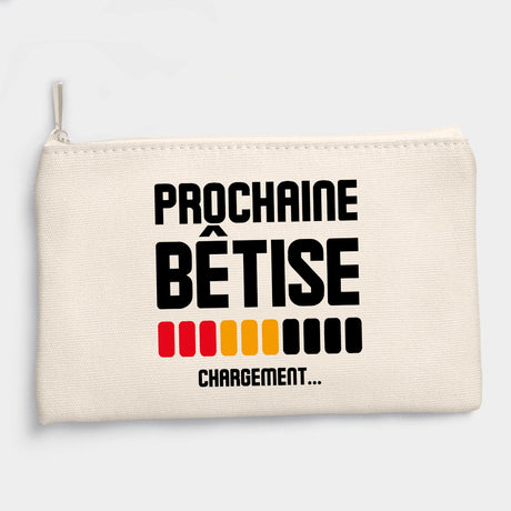 Pochette Chargement prochaine bêtise Beige