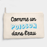 Pochette Comme un poisson dans l'eau Beige