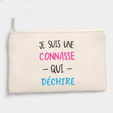 Pochette Connasse qui déchire Beige