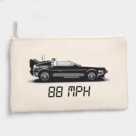 Pochette Delorean 88 MPH Beige