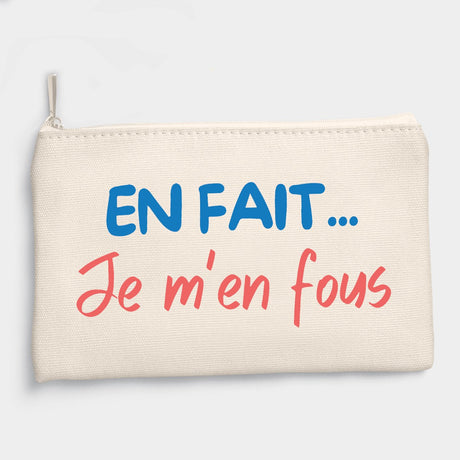 Pochette En fait je m'en fous Beige