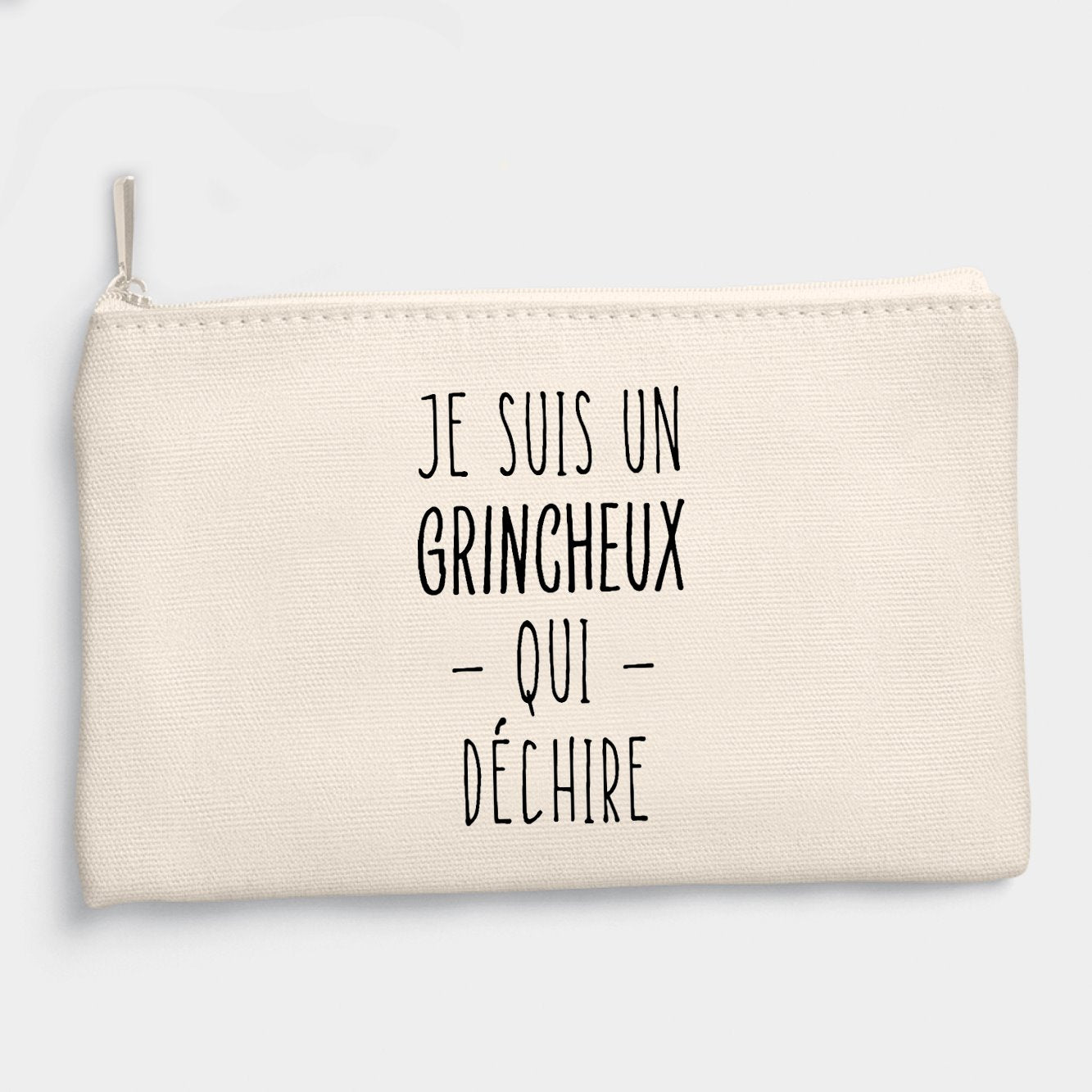 Pochette Grincheux qui déchire Beige