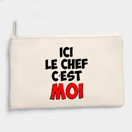 Pochette Ici le chef c'est moi Beige