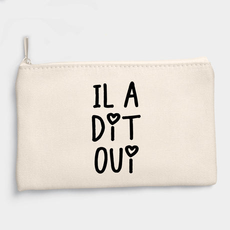 Pochette Il a dit oui Beige