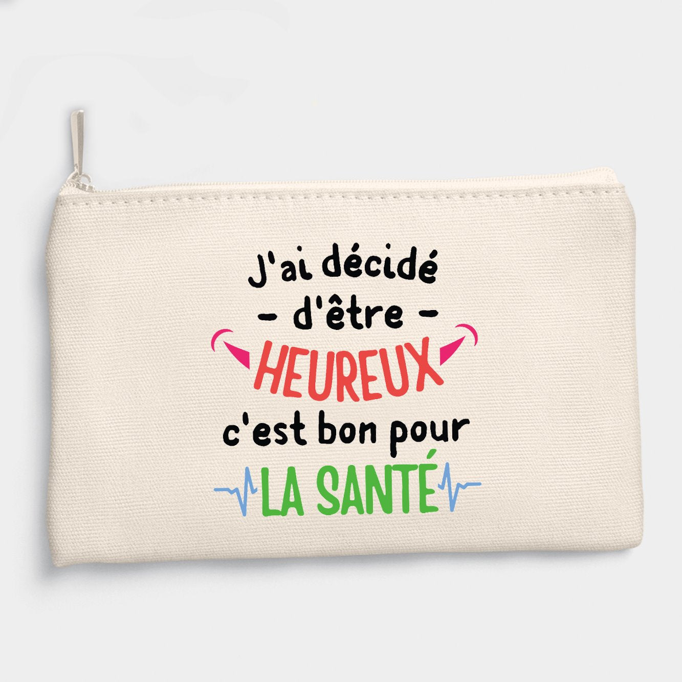 Pochette J'ai décidé d'être heureux Beige