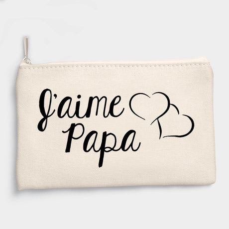 Pochette J'aime papa Beige