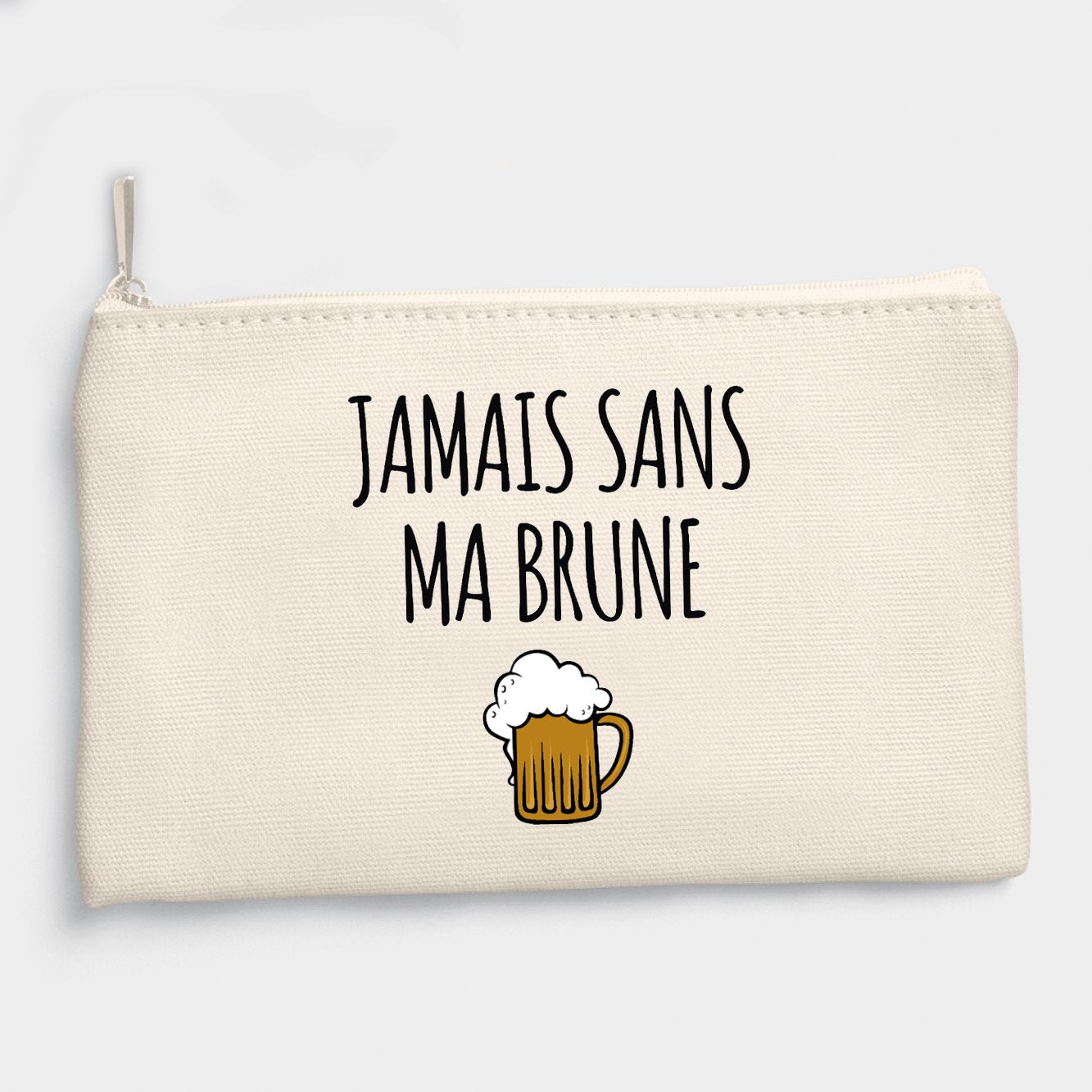 Pochette Jamais sans ma brune Beige