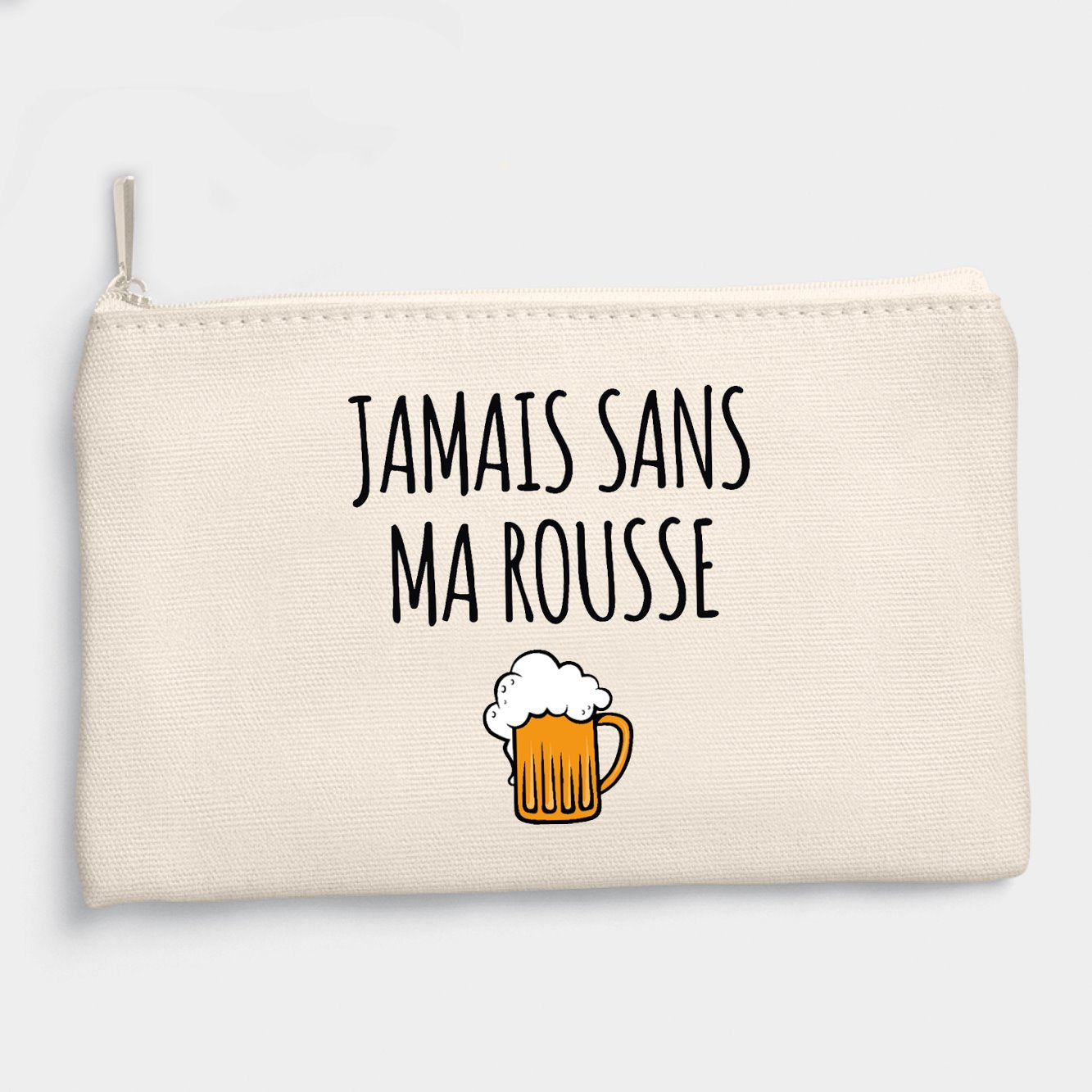 Pochette Jamais sans ma rousse Beige