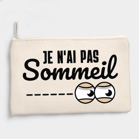 Pochette Je n'ai pas sommeil Beige