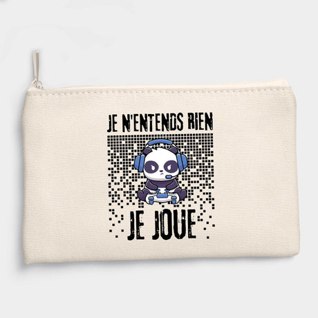 Pochette Je n'entends rien je joue Beige