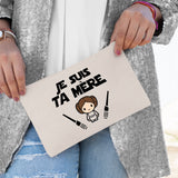 Pochette Je suis ta mère Beige