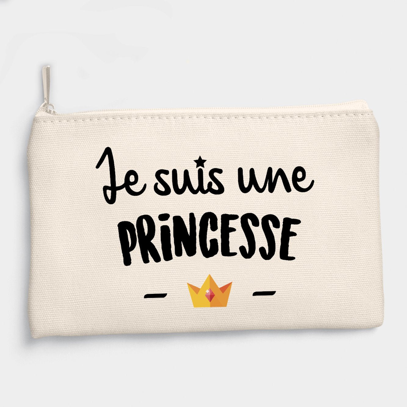 Pochette Je suis une princesse Beige