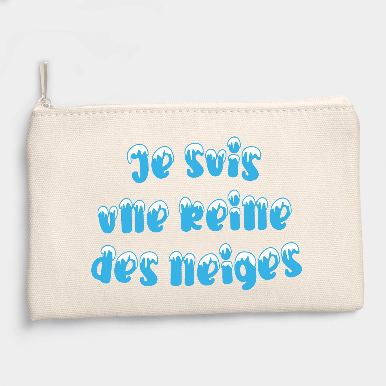 Pochette Je suis une reine des neiges Beige