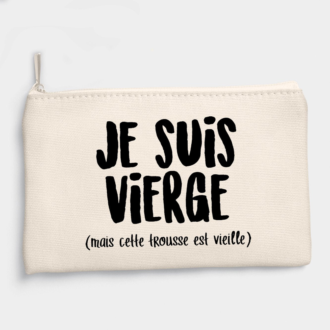 Pochette Je suis vierge Beige