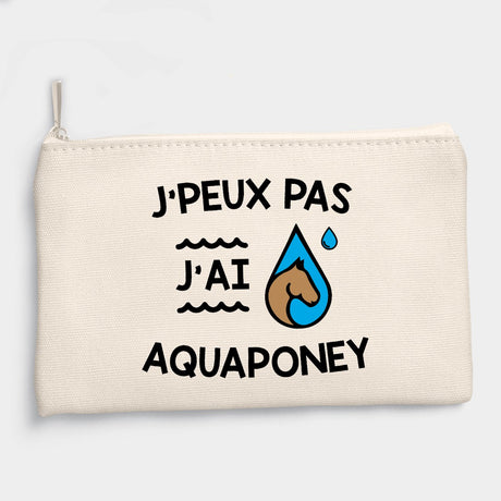 Pochette J'peux pas j'ai aquaponey Beige