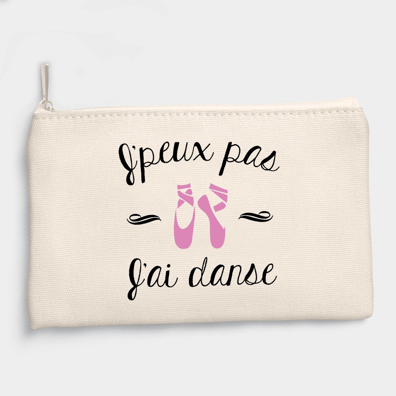 Pochette J'peux pas j'ai danse Beige