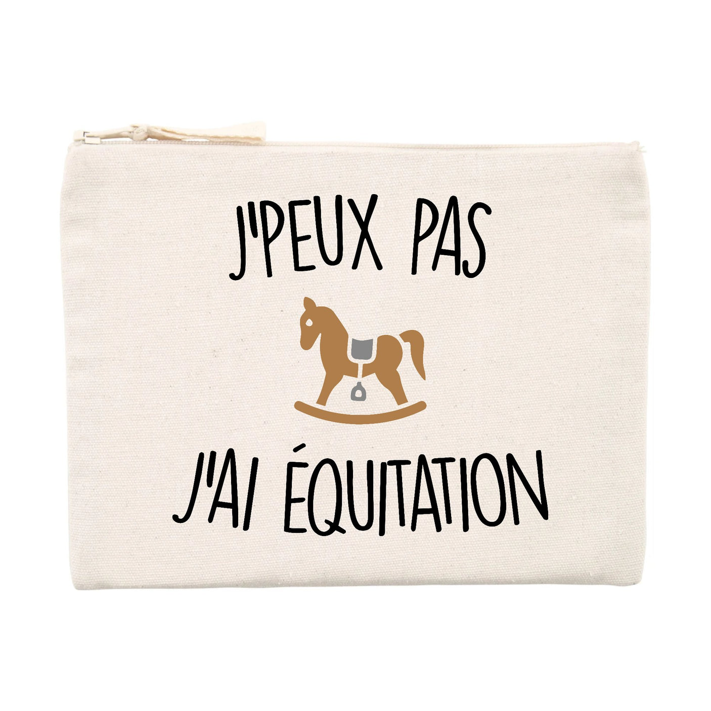 Pochette J'peux pas j'ai équitation 