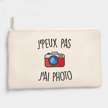 Pochette J'peux pas j'ai photo Beige