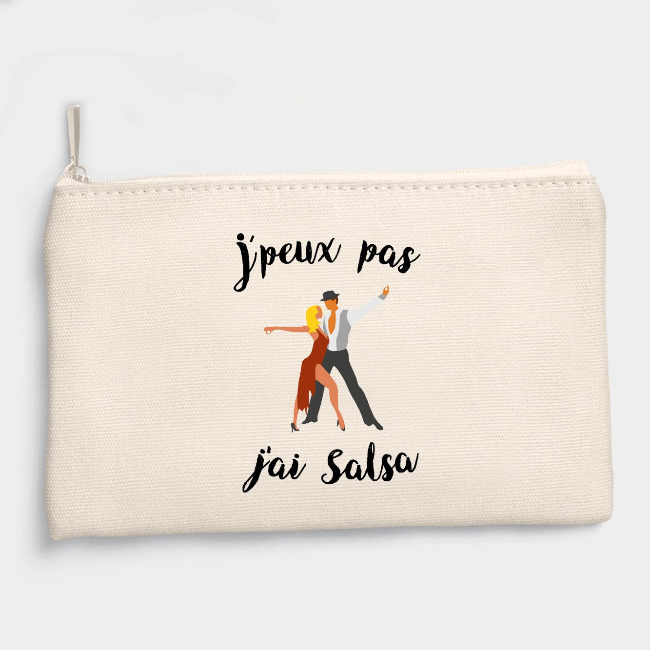 Pochette J'peux pas j'ai salsa Beige