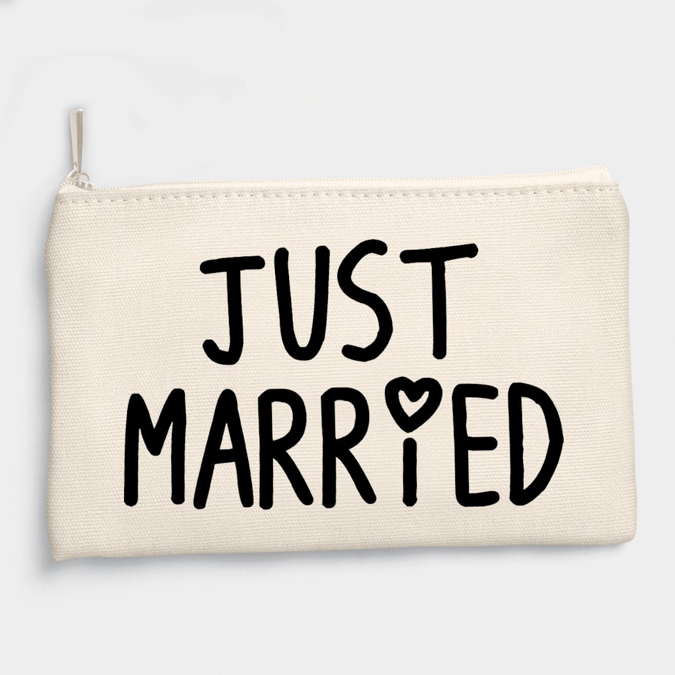 Pochette Just married Beige