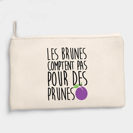 Pochette Les brunes comptent pas pour des prunes Beige