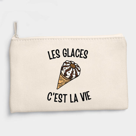 Pochette Les glaces c'est la vie Beige